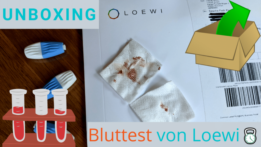 Unboxing Bluttest von Loewi - personalisierte Nahrungsergänzung