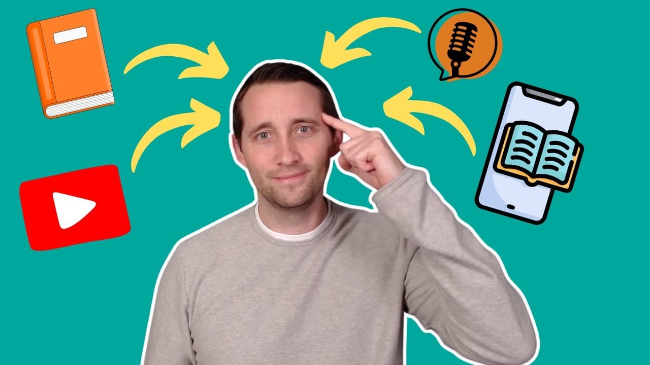 Wie du dein Second Brain mit Büchern, Podcasts und YouTube-Videos füllst